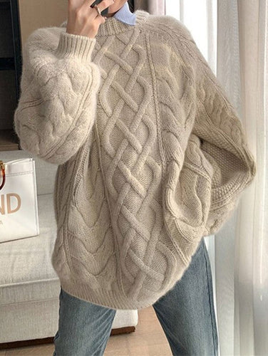 EB | Gestrickter Pullover mit Textur