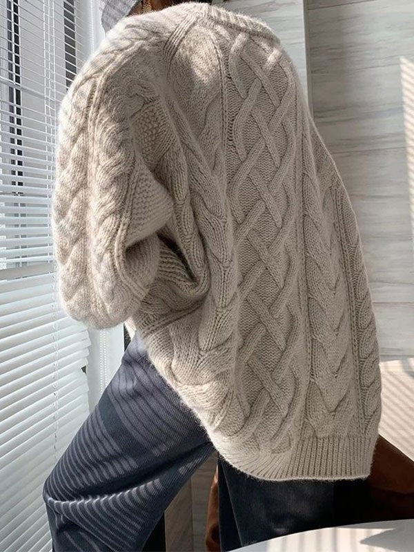 EB | Gestrickter Pullover mit Textur