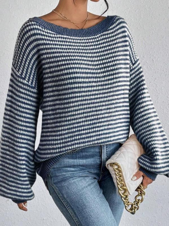 EB | Gestreifter Strickpullover