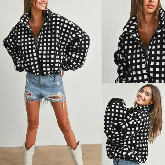 EB | Check Fleecejacke