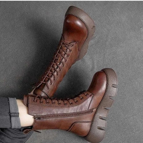 Orthopädischen Lederstiefel EB EB