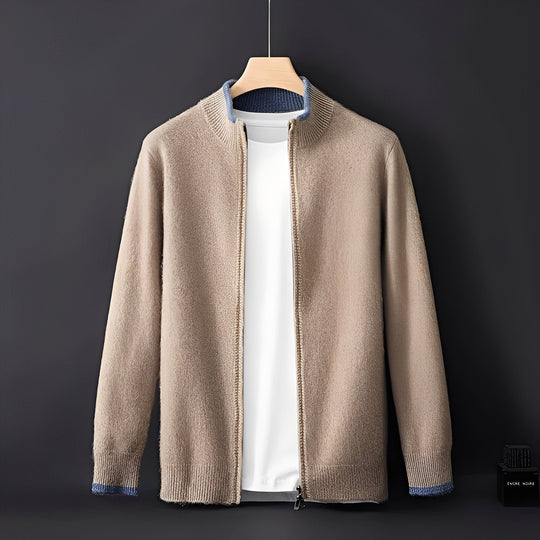 EB | Lässiger Cardigan mit Reißverschluss für Herren