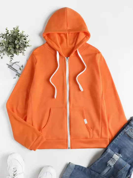 EB | Zip up Kapuzenpullover Kordelzug Kapuze