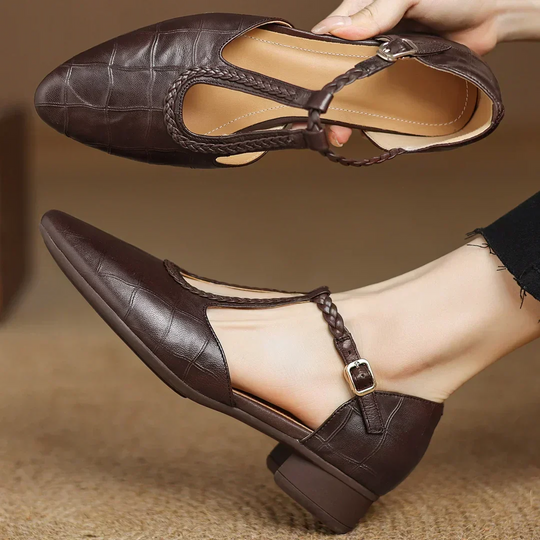 Modische Orthopädische Lederschuhe für Alltag und Freizeit EB EB