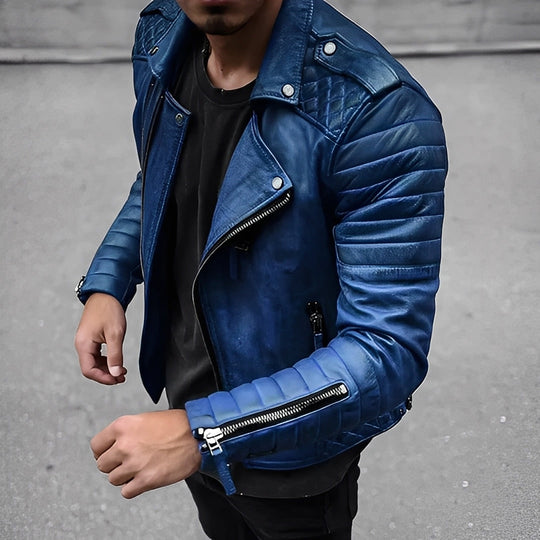 EB | Retro Lederjacke für Herren im stilvollen Design