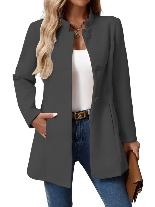 EB | Moderne, figurbetonte Damenjacke mit Knöpfen