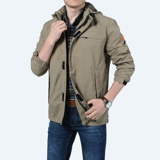 EB | Wasserdichte lässige Herrenjacke mit funktionalen Taschen