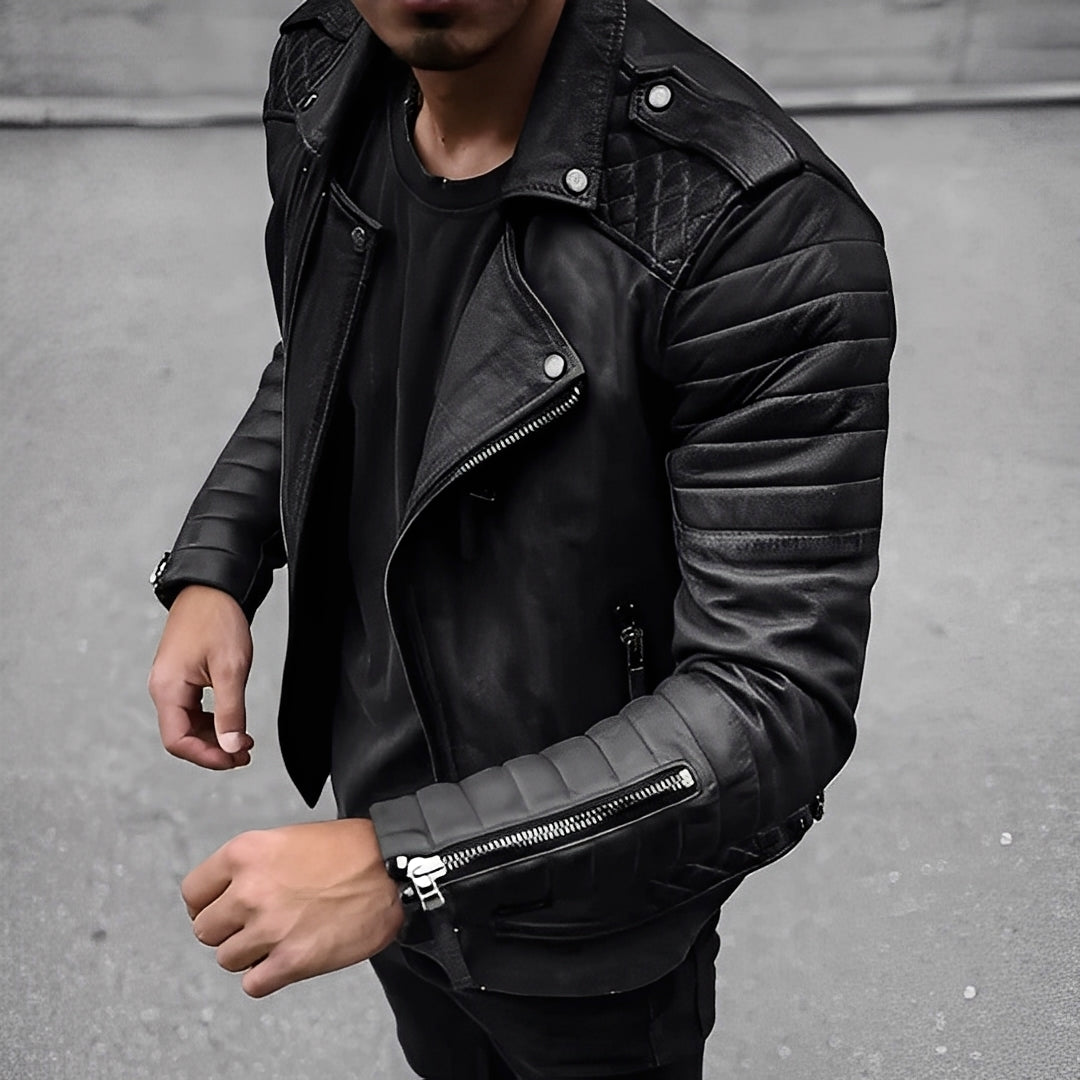 EB | Retro Lederjacke für Herren im stilvollen Design