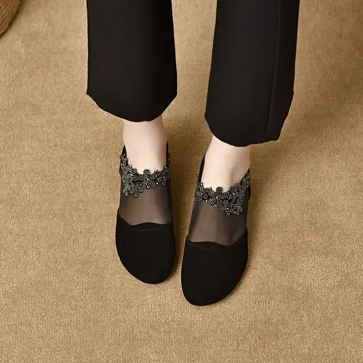 elegante High Heels, luftige Mesh-Sohle, weicher Komfort. EB EB