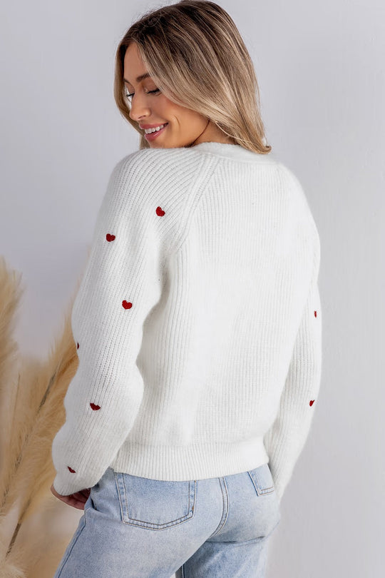 EB | Zeitlose Strickjacke mit klassischem V-Ausschnitt