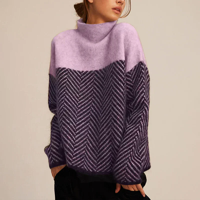 EB | Rollkragenpullover Rippbündchen