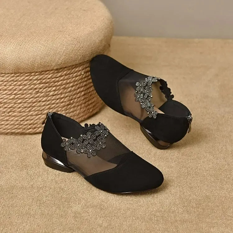 elegante High Heels, luftige Mesh-Sohle, weicher Komfort. EB EB