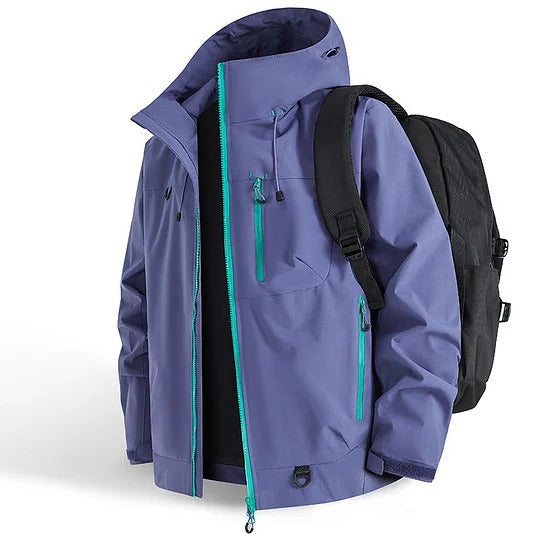 EB | Wasserfeste Sportjacke mit Kapuze