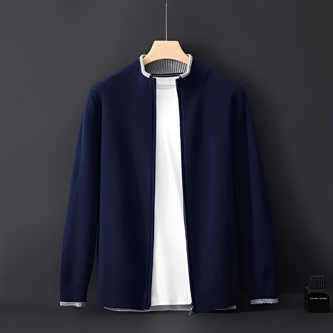 EB | Lässiger Cardigan mit Reißverschluss für Herren