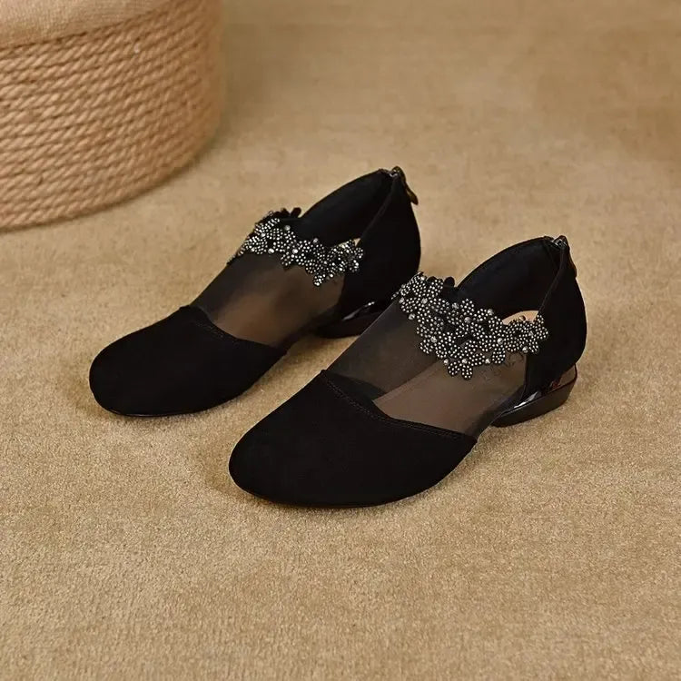 elegante High Heels, luftige Mesh-Sohle, weicher Komfort. EB EB