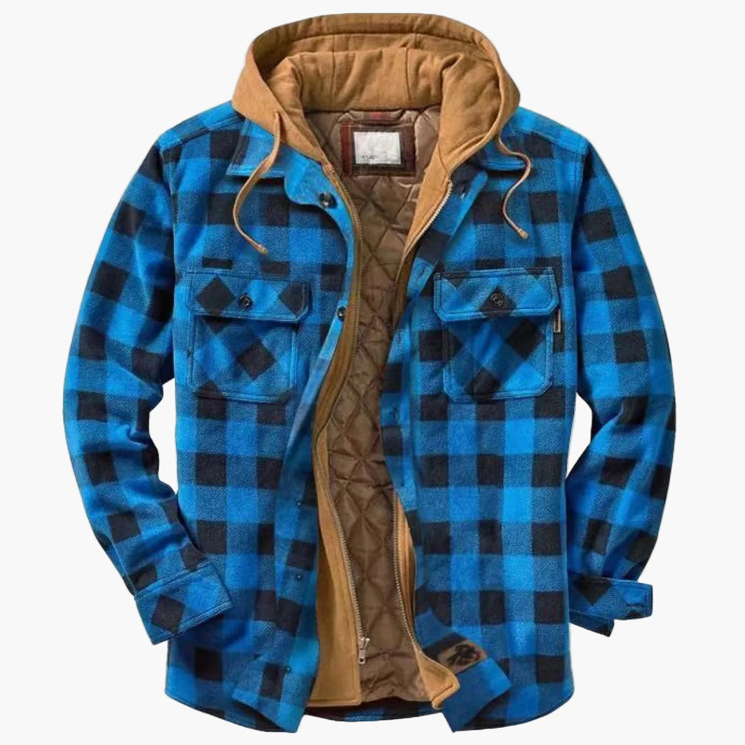 EB | Flanelljacke Kariert mit Kapuze - Urbaner Freizeitstil für Herbst & Winter