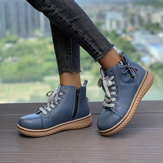 Elegante Damen-Schnürstiefel EB EB