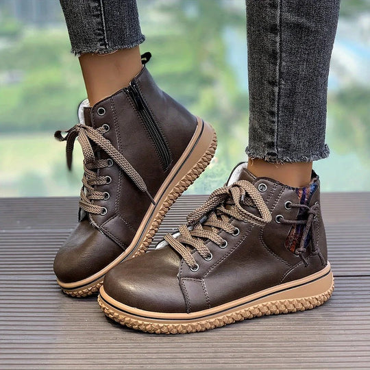 Elegante Damen-Schnürstiefel EB EB