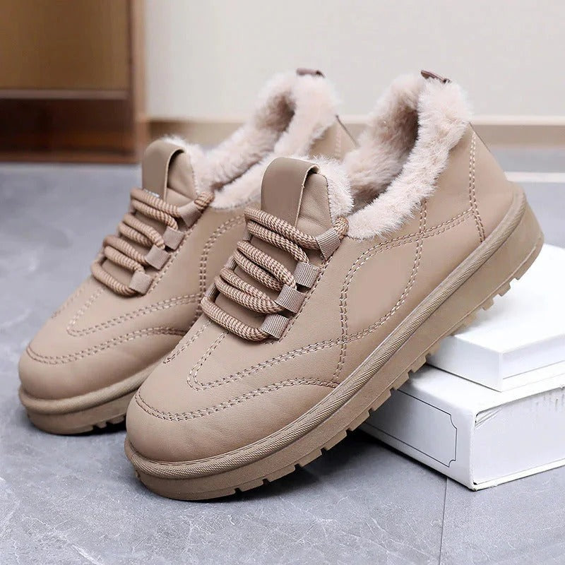 Gefütterte wasserfeste Winter-Schnürschuhe EB EB