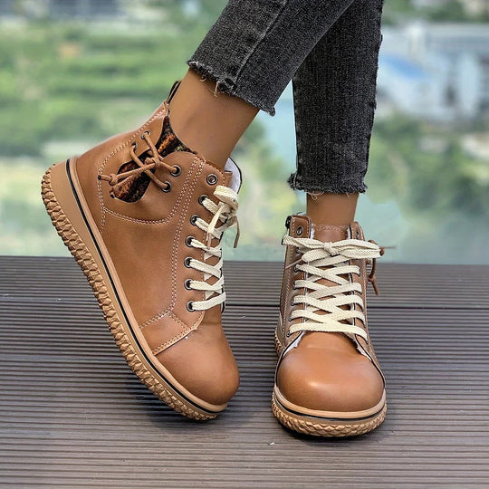 Elegante Damen-Schnürstiefel EB EB