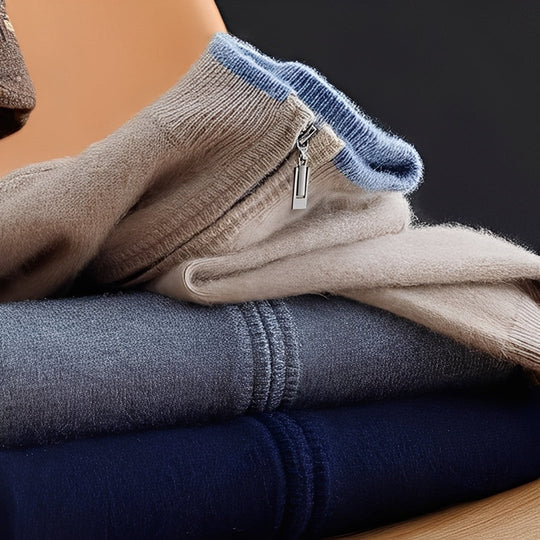 EB | Lässiger Cardigan mit Reißverschluss für Herren