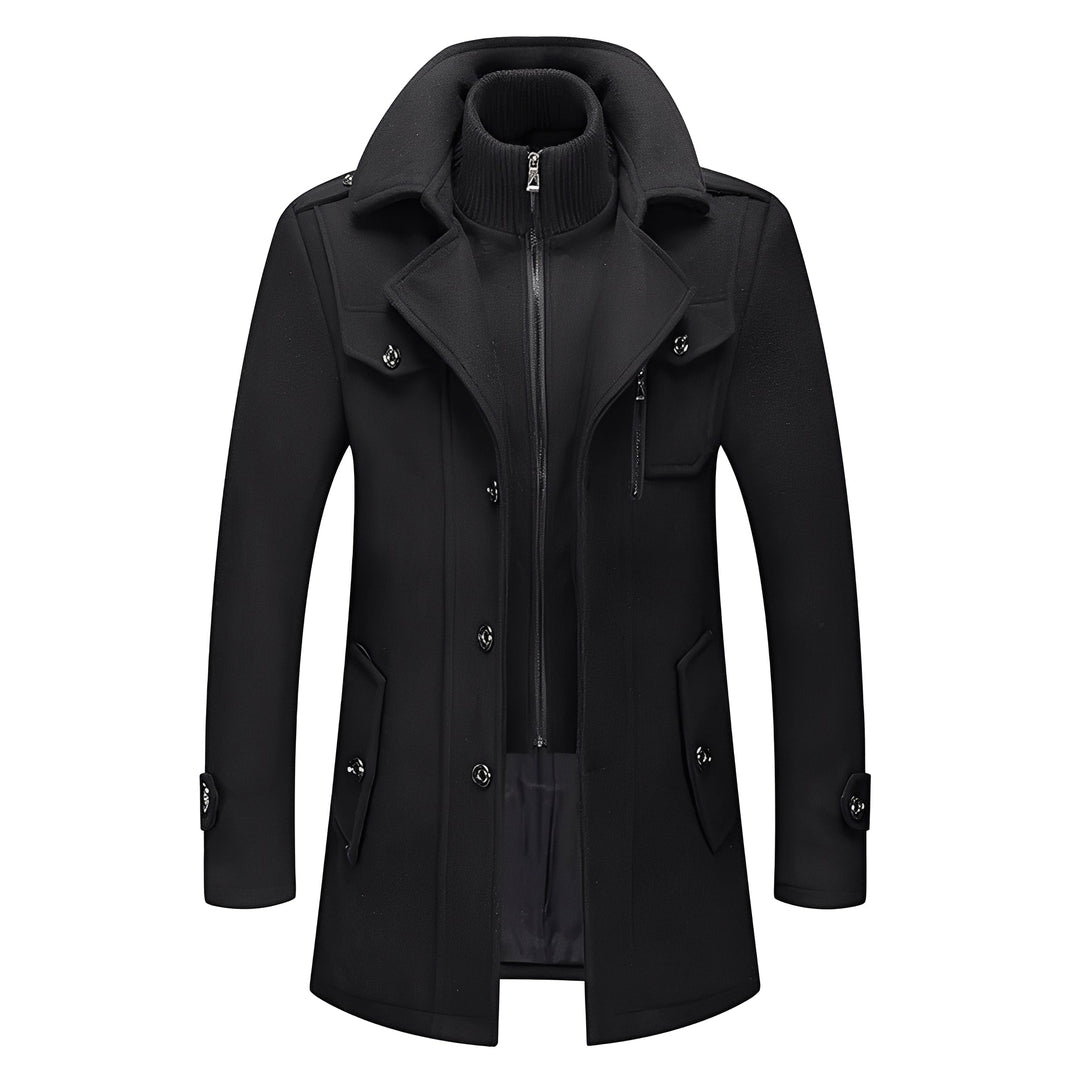 EB | Eleganter langer Trenchcoat für Herren