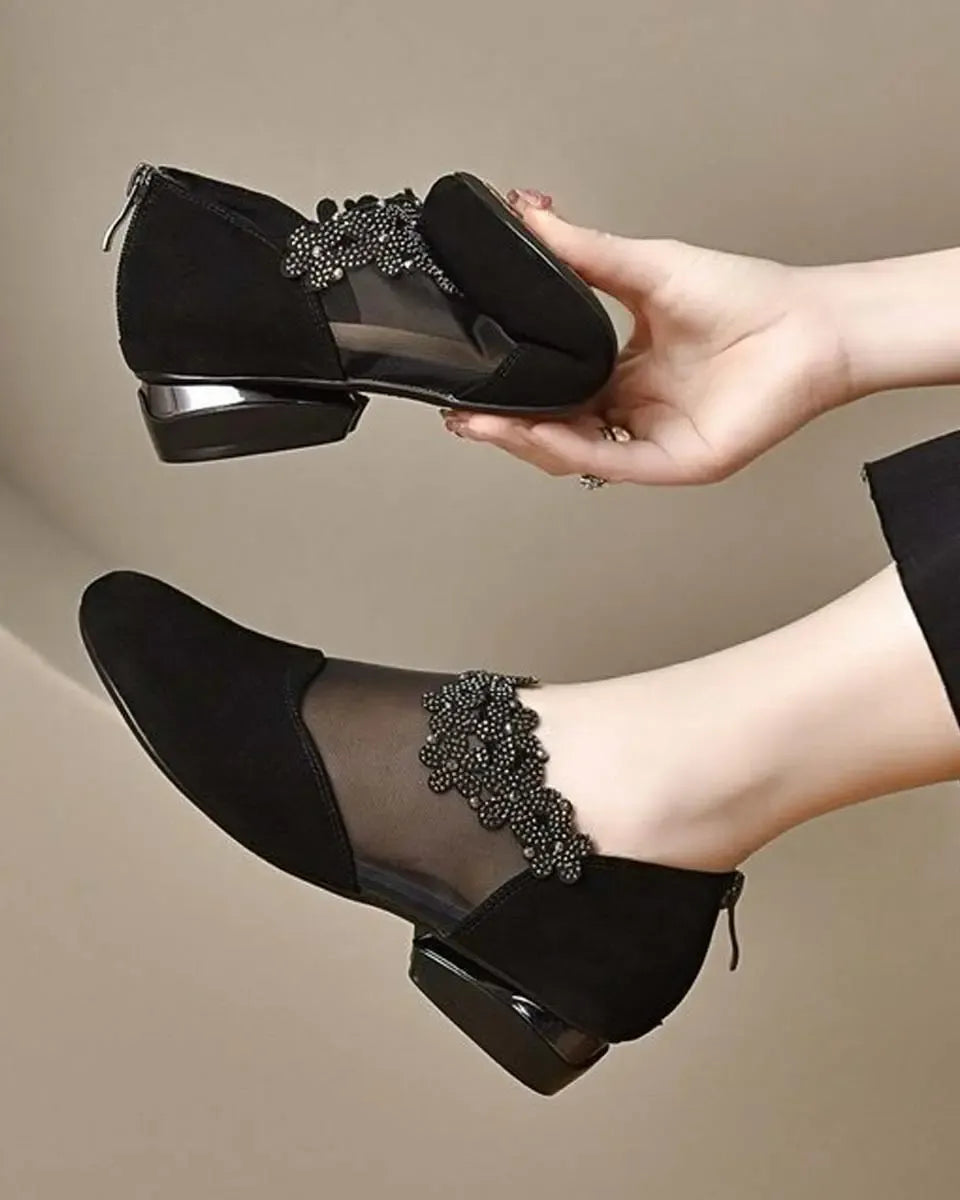 elegante High Heels, luftige Mesh-Sohle, weicher Komfort. EB EB