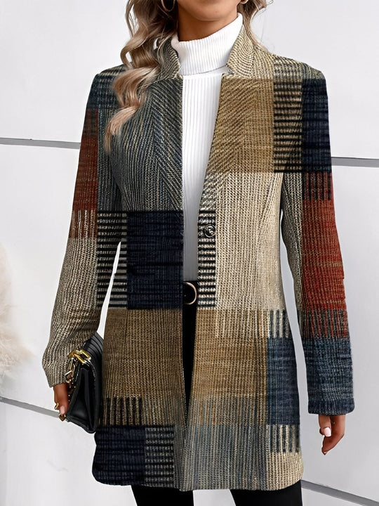 EB | Stylischer, formeller langer Blazer für Frauen
