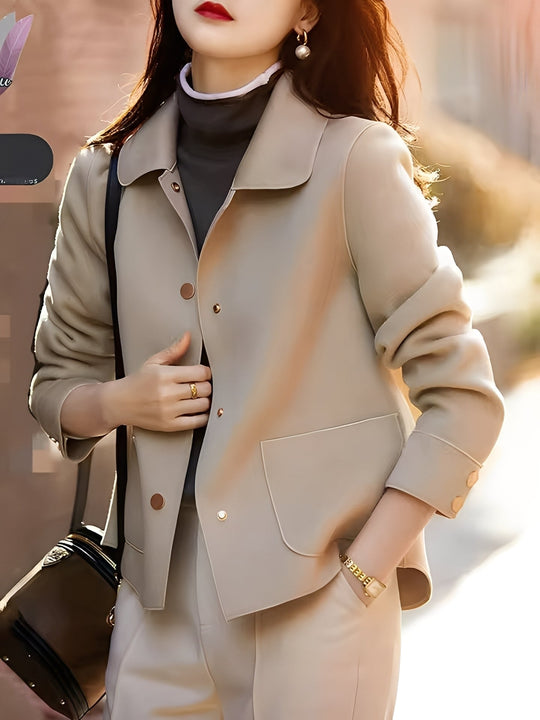 EB | Elegante, warme Damenjacke mit Knöpfen