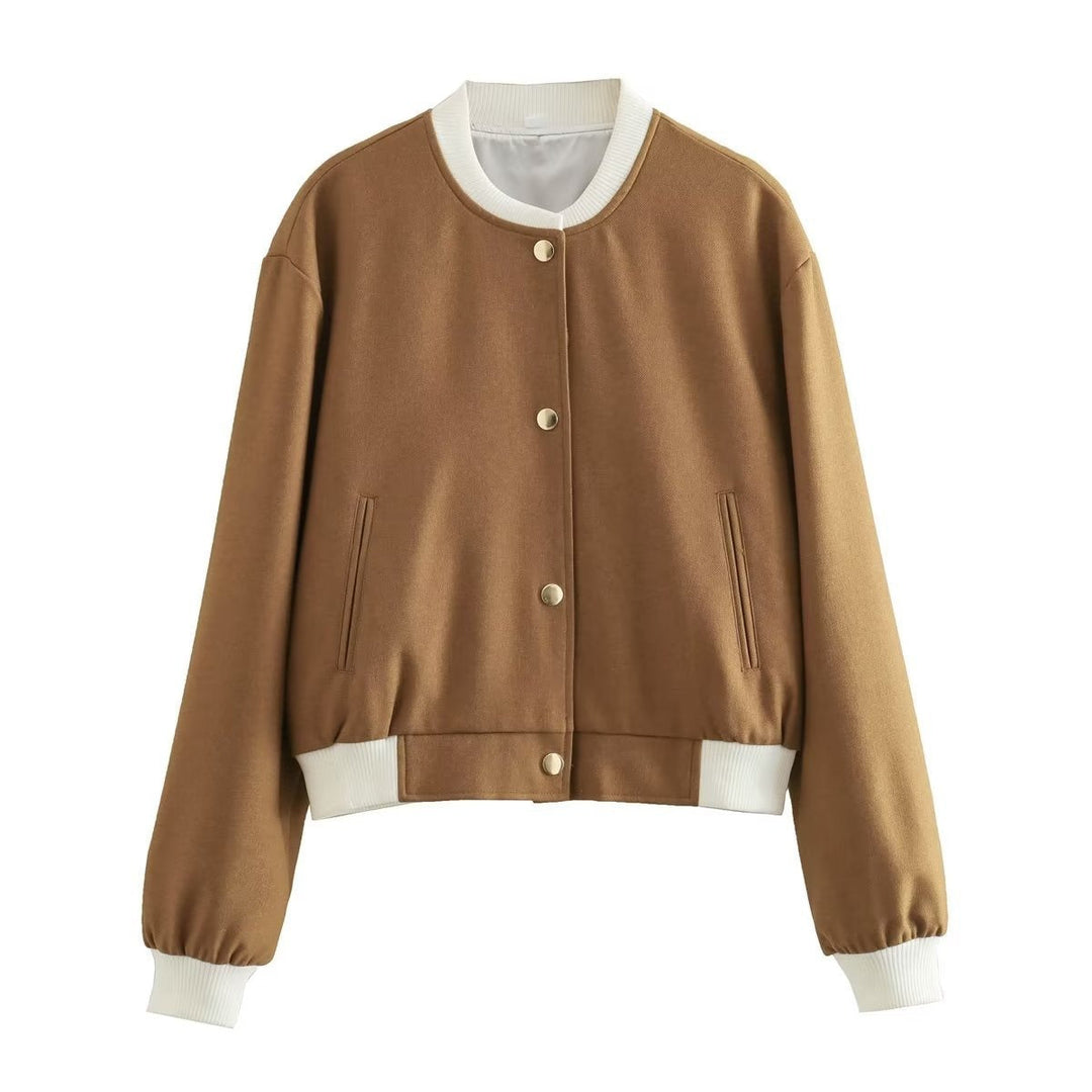 EB | Kurze Jacke mit Metallknöpfen für Damen im lässigen Design Liora