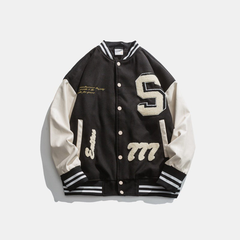 EB | Herrenjacke mit Gestickten Aufnähern - Leo