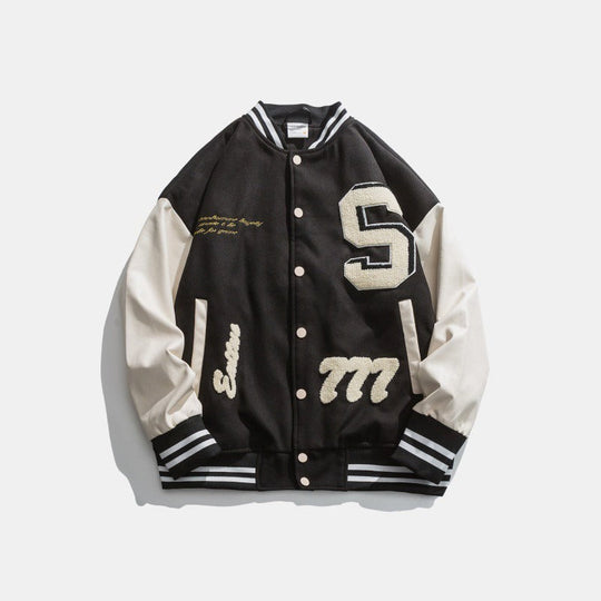 EB | Herrenjacke mit Gestickten Aufnähern - Leo