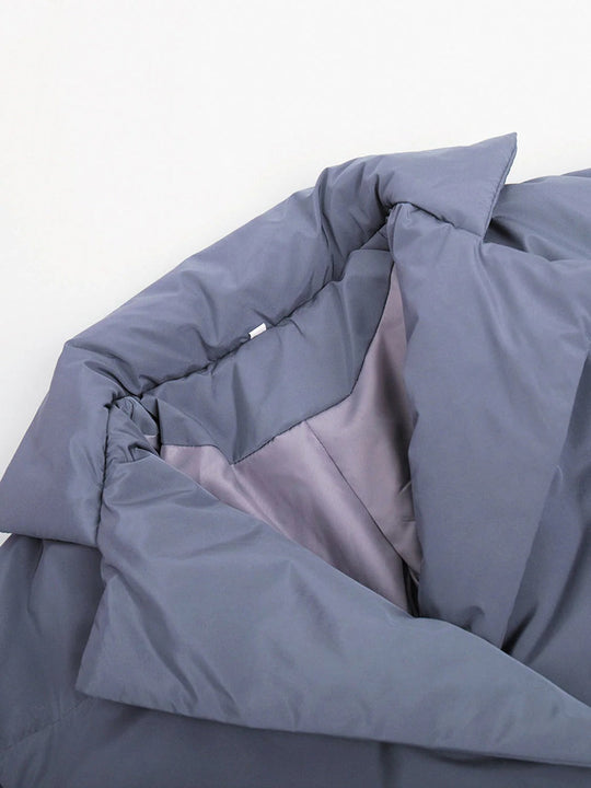 EB | Gürteltaschen Pufferjacke Wickel Front Stepp Wintermantel