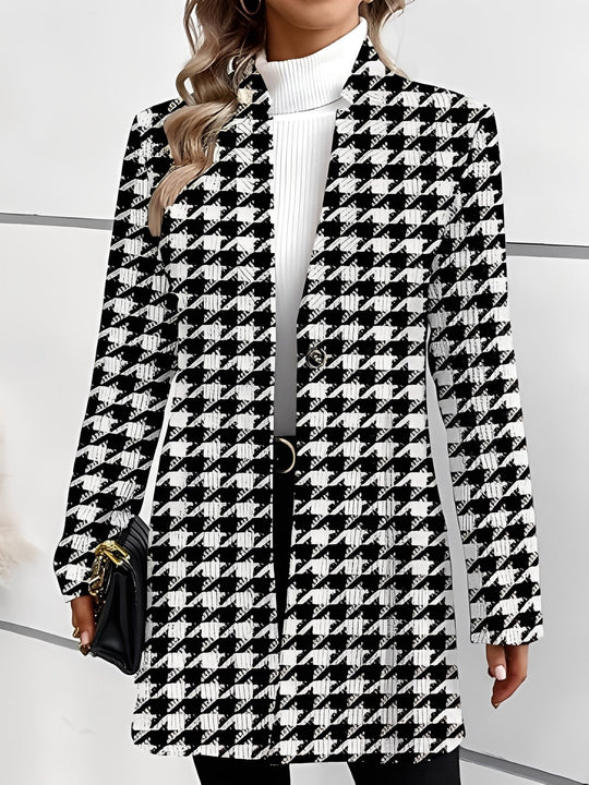 EB | Stylischer, formeller langer Blazer für Frauen