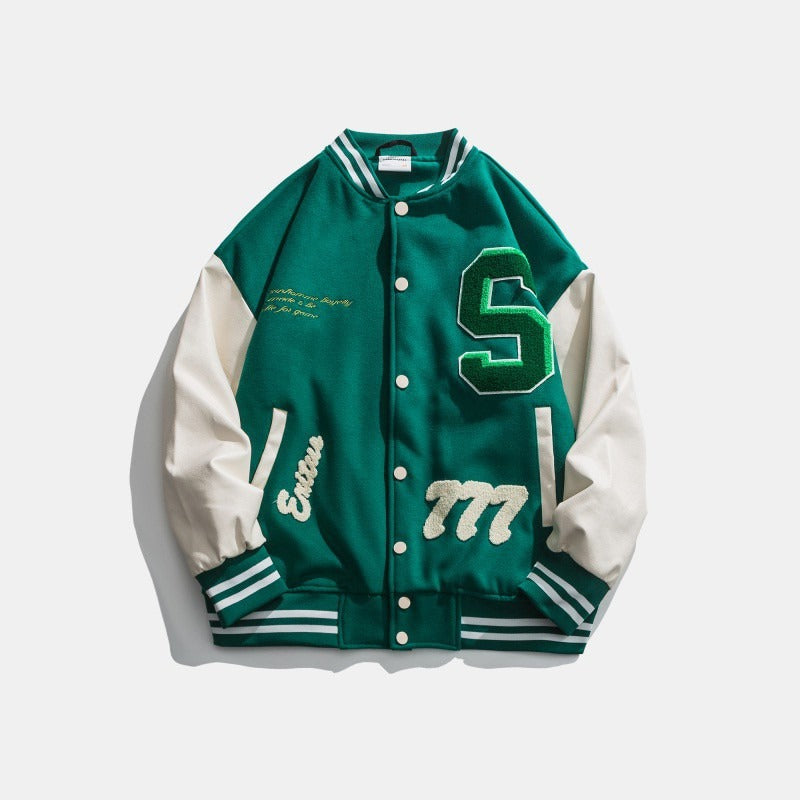 EB | Herrenjacke mit Gestickten Aufnähern - Leo
