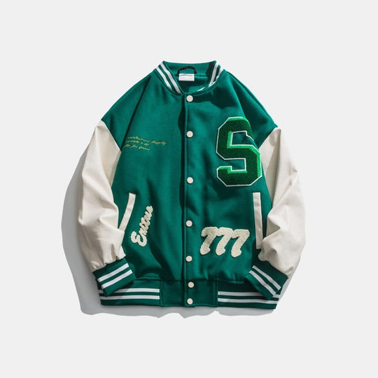 EB | Herrenjacke mit Gestickten Aufnähern - Leo