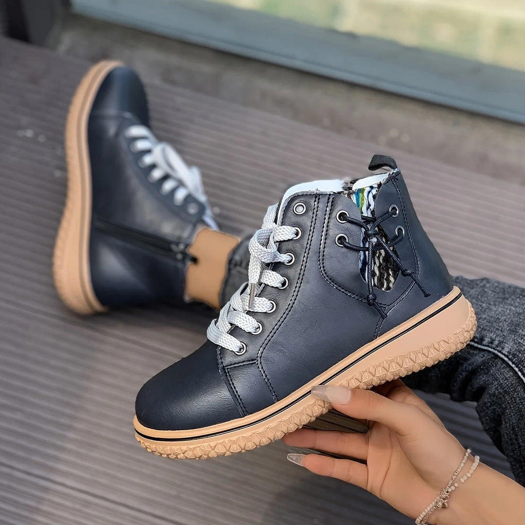 Elegante Damen-Schnürstiefel EB EB