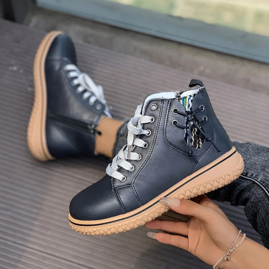 Elegante Damen-Schnürstiefel EB EB
