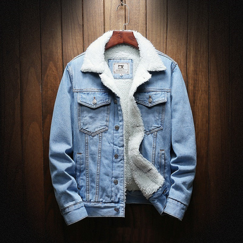 EB | Herren Jeansjacke mit Fleece-Futter
