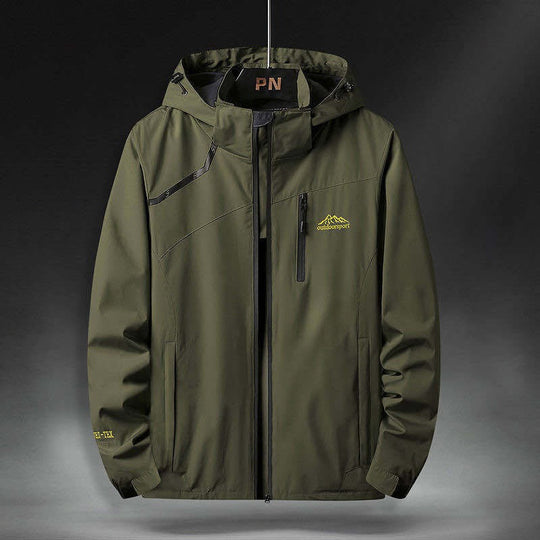 EB | Wasserdichte Herrenjacke mit Kapuze