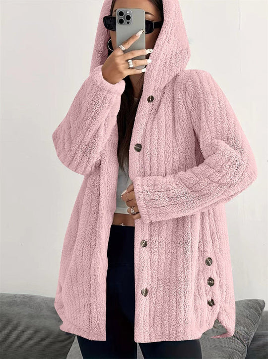 EB | Teddy Damenjacke mit Kapuze