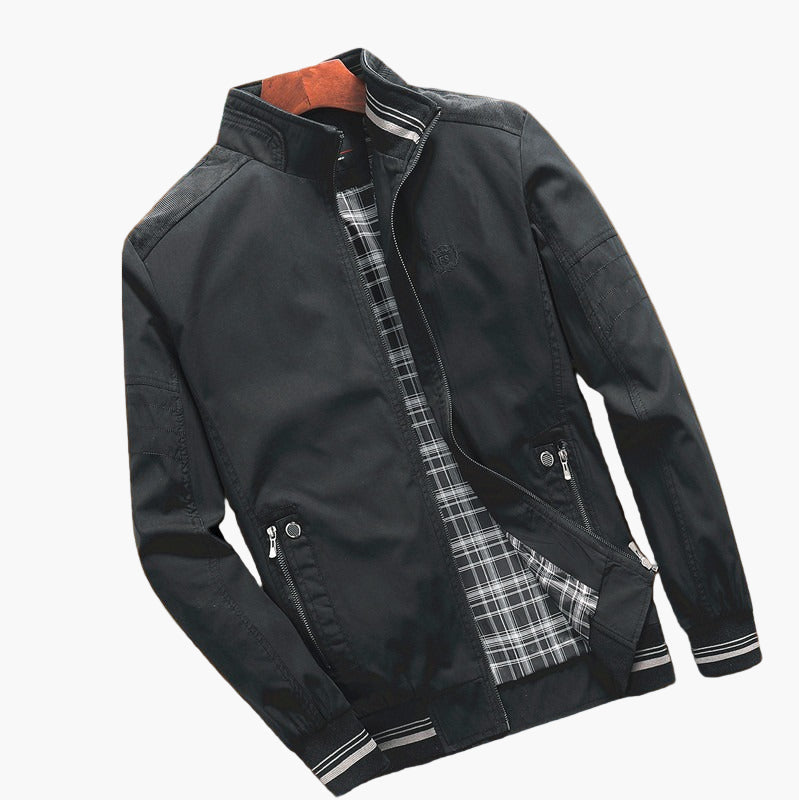 EB | Bomberjacke mit Modischem Stehkragen - Stilvolle Übergangsjacke für Frühling & Sommer