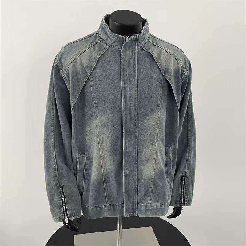 EB | Herren Jeansjacke mit Vintage-Effekt