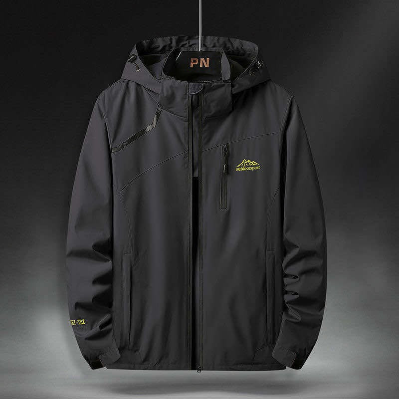 EB | Wasserdichte Herrenjacke mit Kapuze