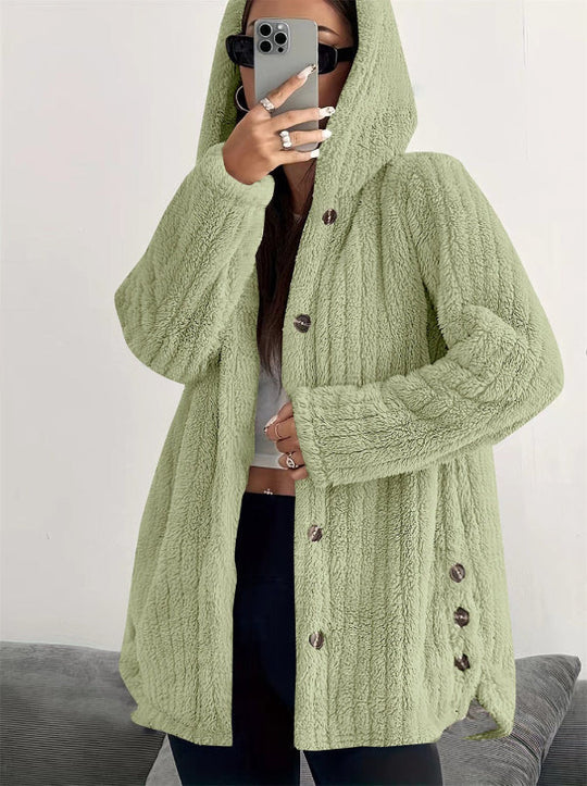 EB | Teddy Damenjacke mit Kapuze