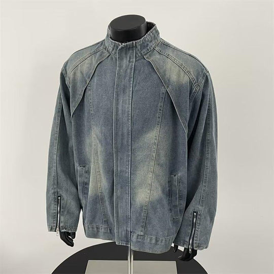 EB | Herren Jeansjacke mit Vintage-Effekt