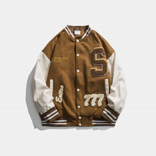 EB | Herrenjacke mit Gestickten Aufnähern - Leo