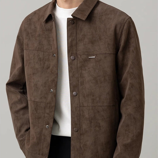 EB | Herrenjacke mit Wildleder-Effekt