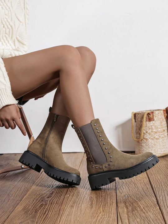 Stiefeletten in Taupe EB EB