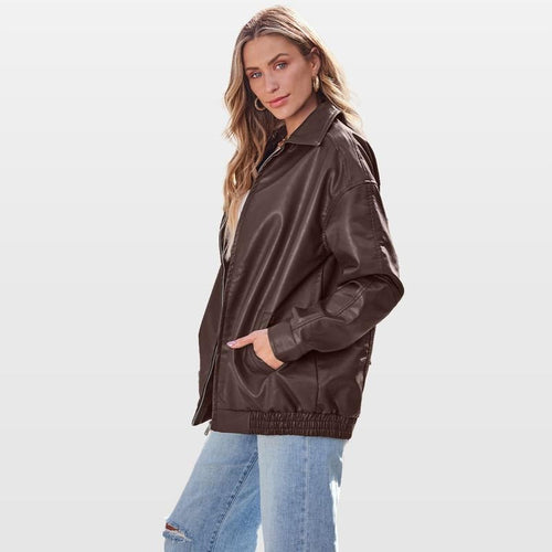EB | Leder Bomberjacke